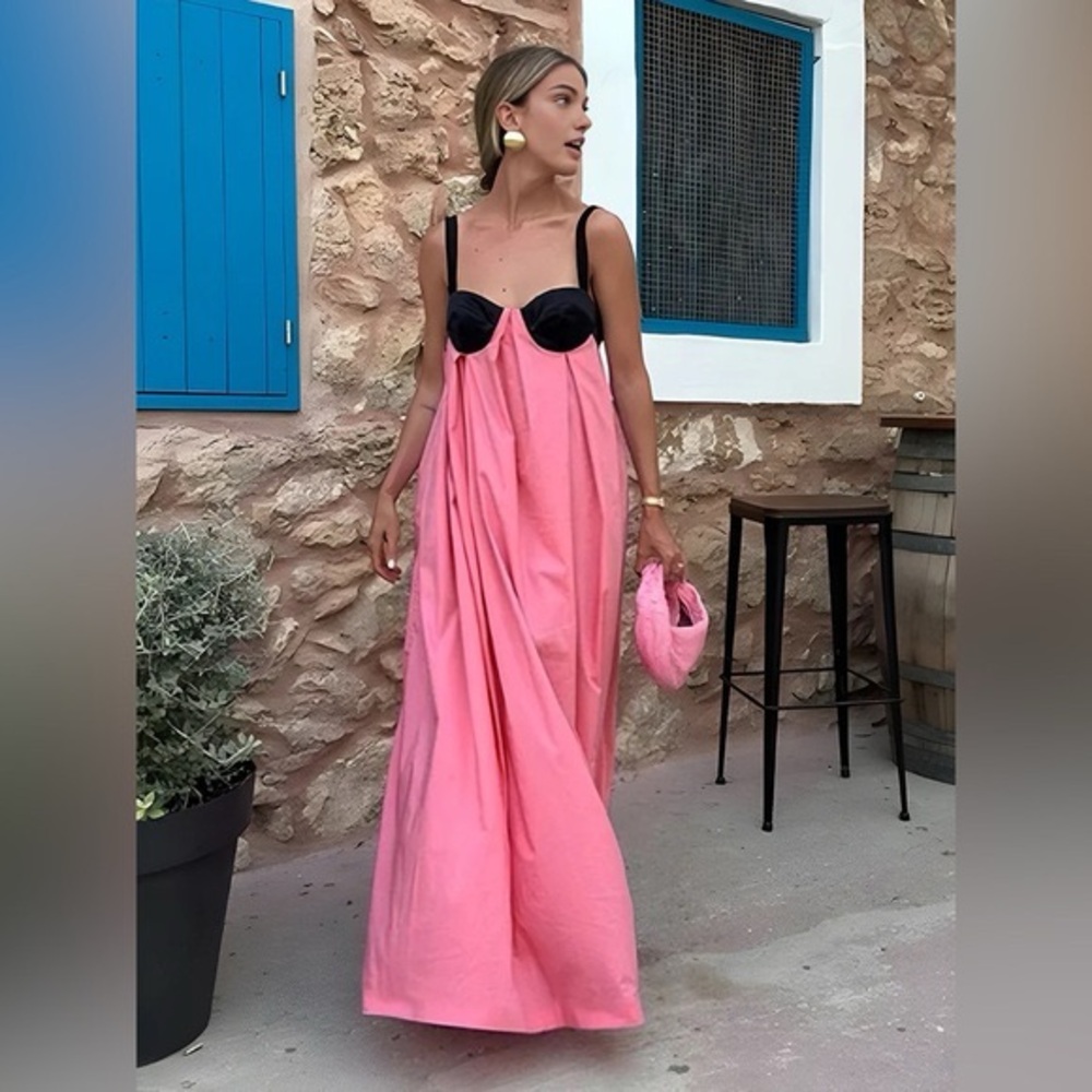 Commense Vibrant Pink Dress
